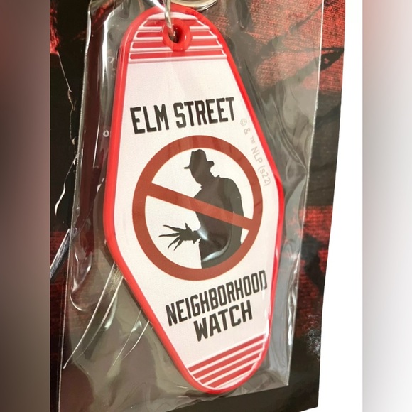 Nightmare On Elm Street Keychain Freddy Krueger Key Ring NEW - Picture 2 of 3